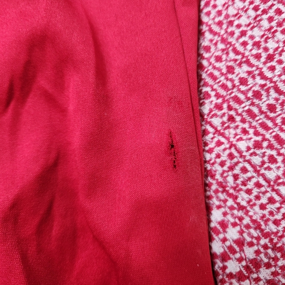 Banana Republic Jacquard Knit Cross-Back Dress With Ruffled Hem Size 16 - Picture 11 of 12